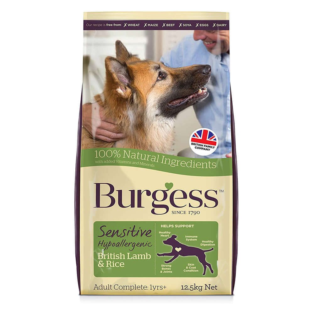 Burgess Sensitive Lamb & Rice Dry Dog Food