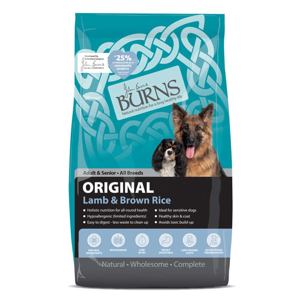 Burns Adult Dog Original Lamb & Brown Rice Dry Dog Food