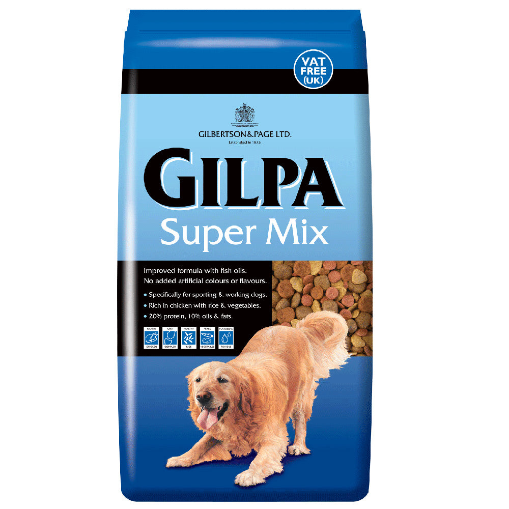 Gilpa Super Mix Chicken Rice & Vegetables Dry Dog Food
