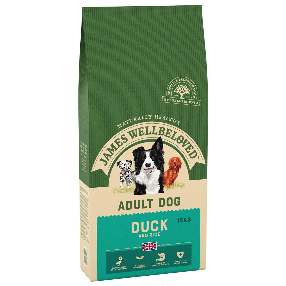 James Wellbeloved Dog Adult Duck & Rice Dry Dog Food