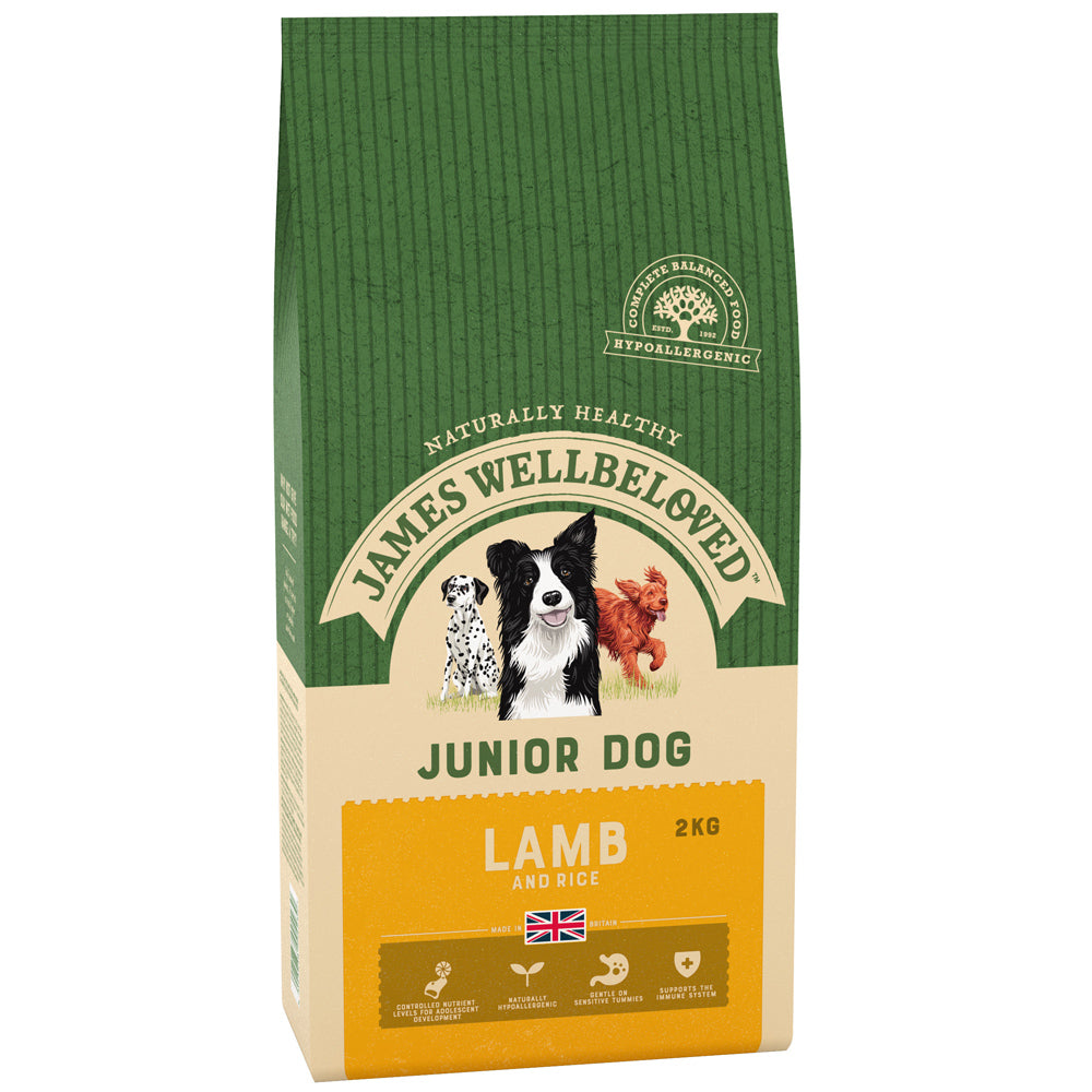 James Wellbeloved Dog Junior Lamb & Rice Dry Dog Food