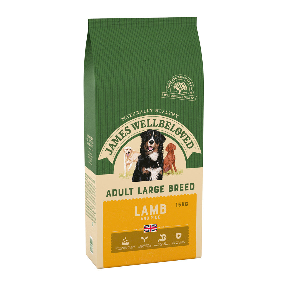 James Wellbeloved Dog Adult Large Breed Lamb & Rice Dry Dog Food