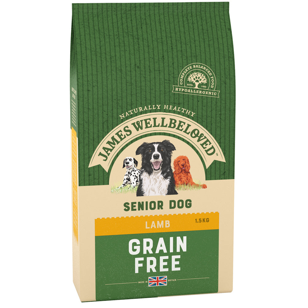 James Wellbeloved Dog Senior Grain Free Lamb & Vegetables Dry Dog Food