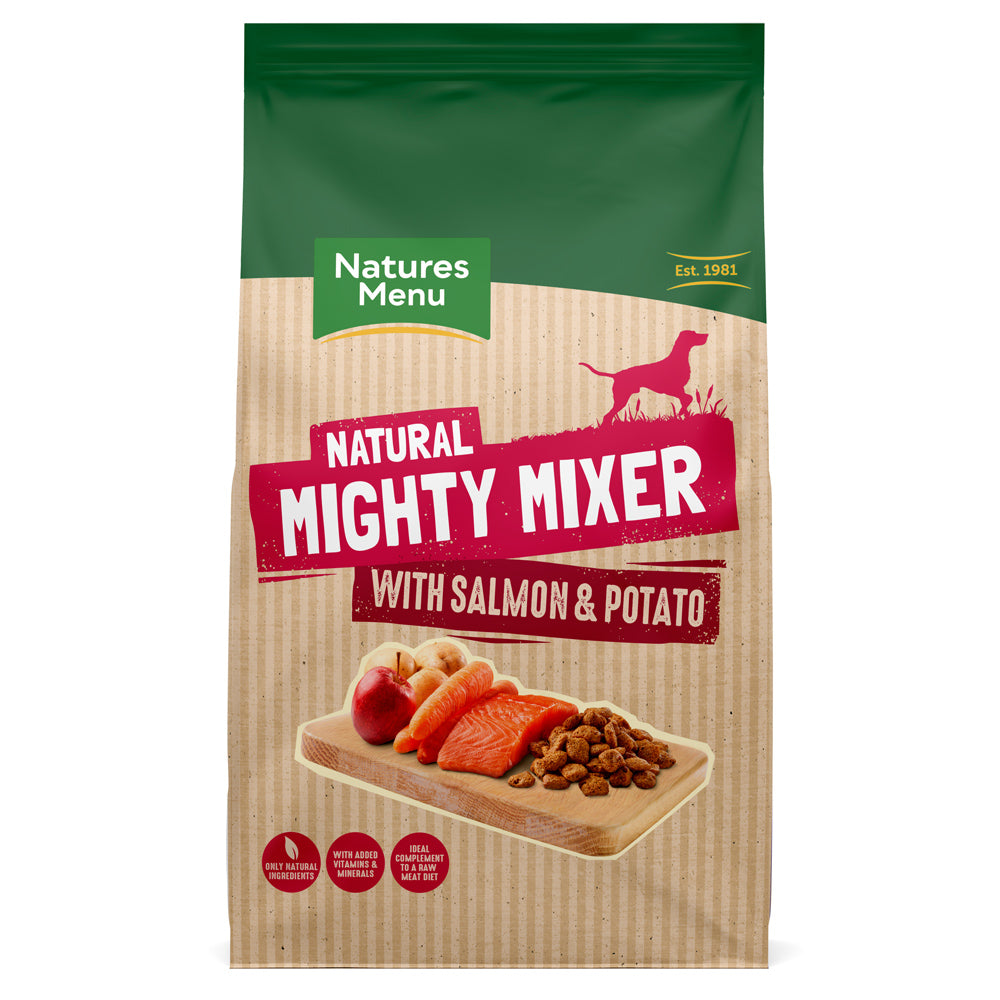 Natures Menu Mighty Mixer With Salmon & Potato Dry Dog Food