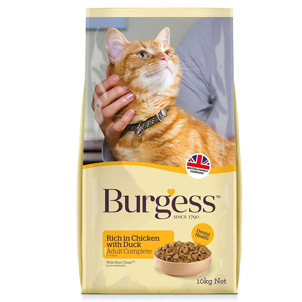 Burgess Cat Adult Chicken & Duck Dry Cat Food