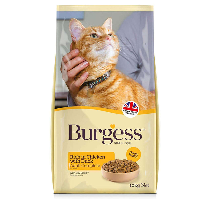 Burgess Cat Adult Chicken & Duck Dry Cat Food