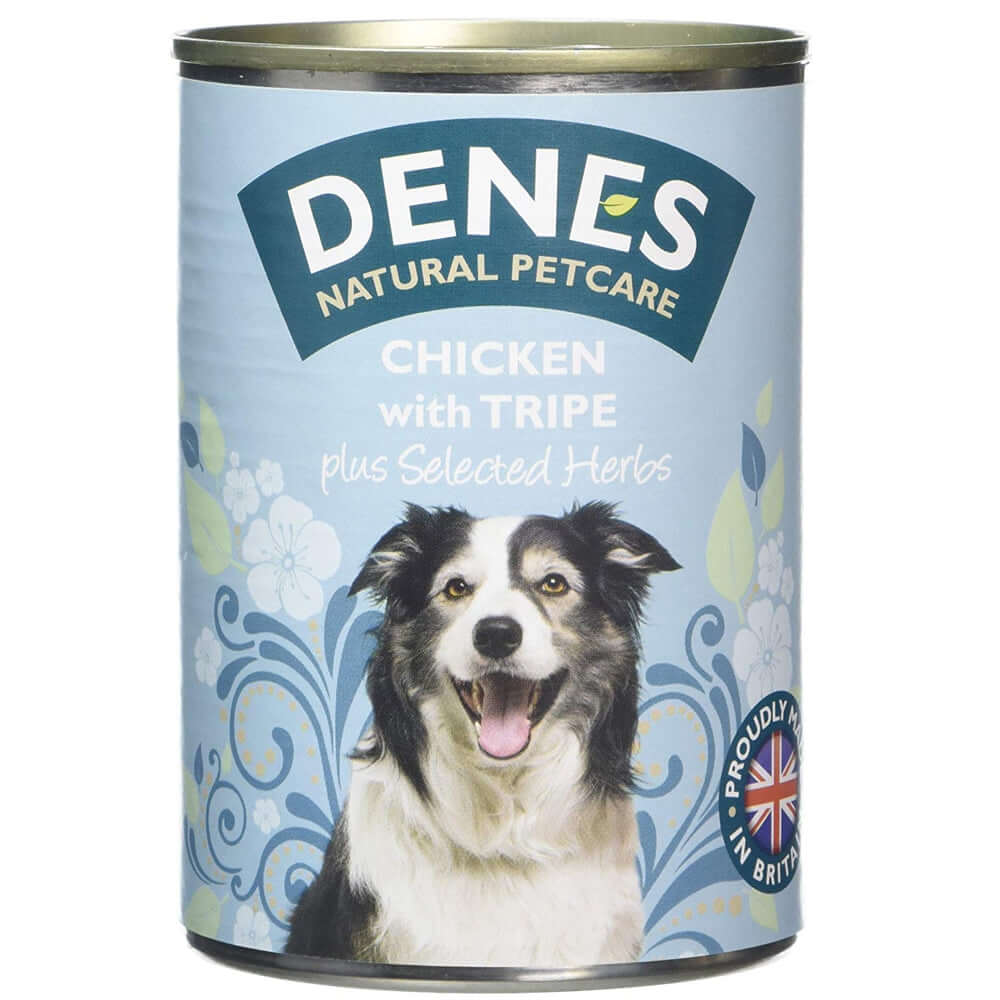 Denes Adult Dog with Chicken & Tripe Tins Wet Dog Food
