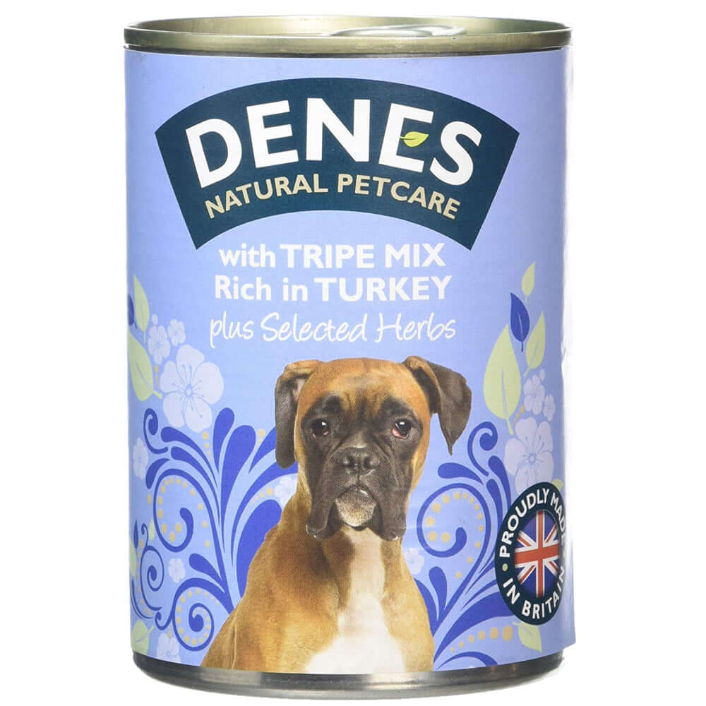 Denes Adult Dog Tripe Mix Rich In Turkey Tins Wet Dog Food