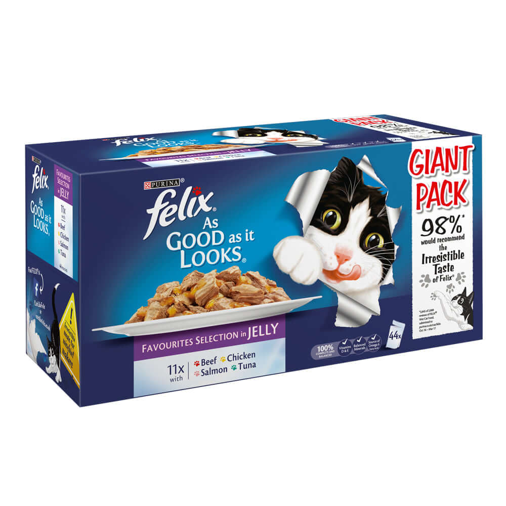 Felix As Good As It Looks Favourites/Mixed Selection Pouch Wet Cat Food
