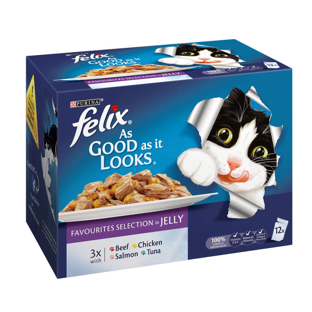 Felix As Good As It Looks Favourites Pouch Wet Cat Food