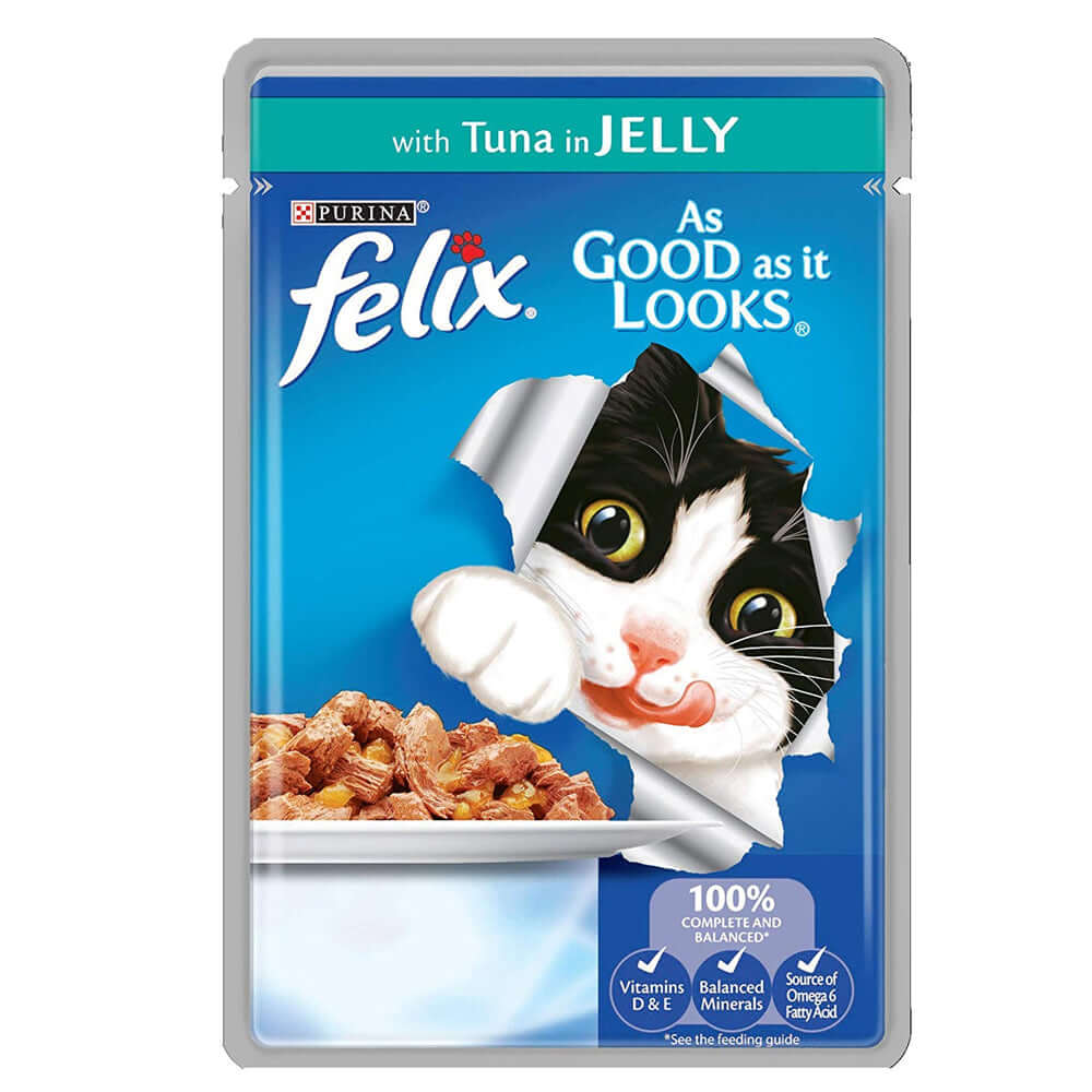 Felix As Good As It Looks Tuna Pouch wet cat food