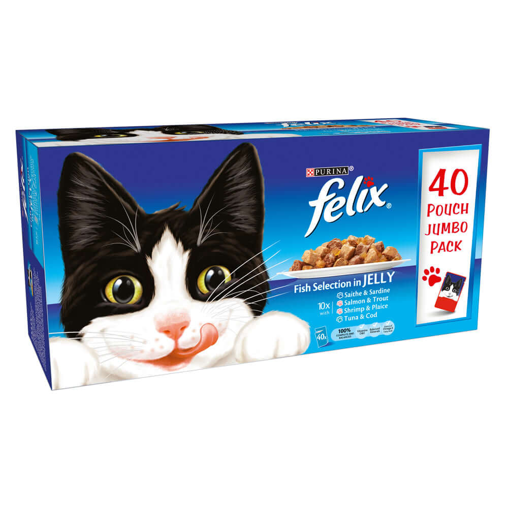 Felix Fish Selection in Jelly Pouch wet cat food