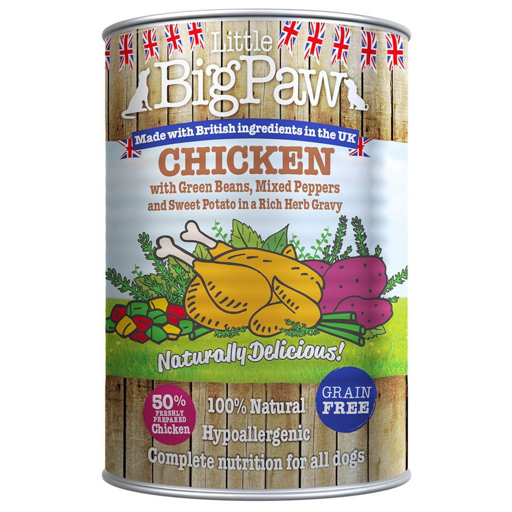 Little Big Paw Dog Naturally Delicious Chicken With Potato in Gravy Tins Wet Dog Food