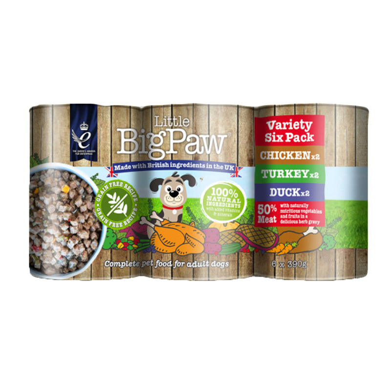 Little Big Paw Adult Dog Variety Poultry Assorted Tins Cat Food