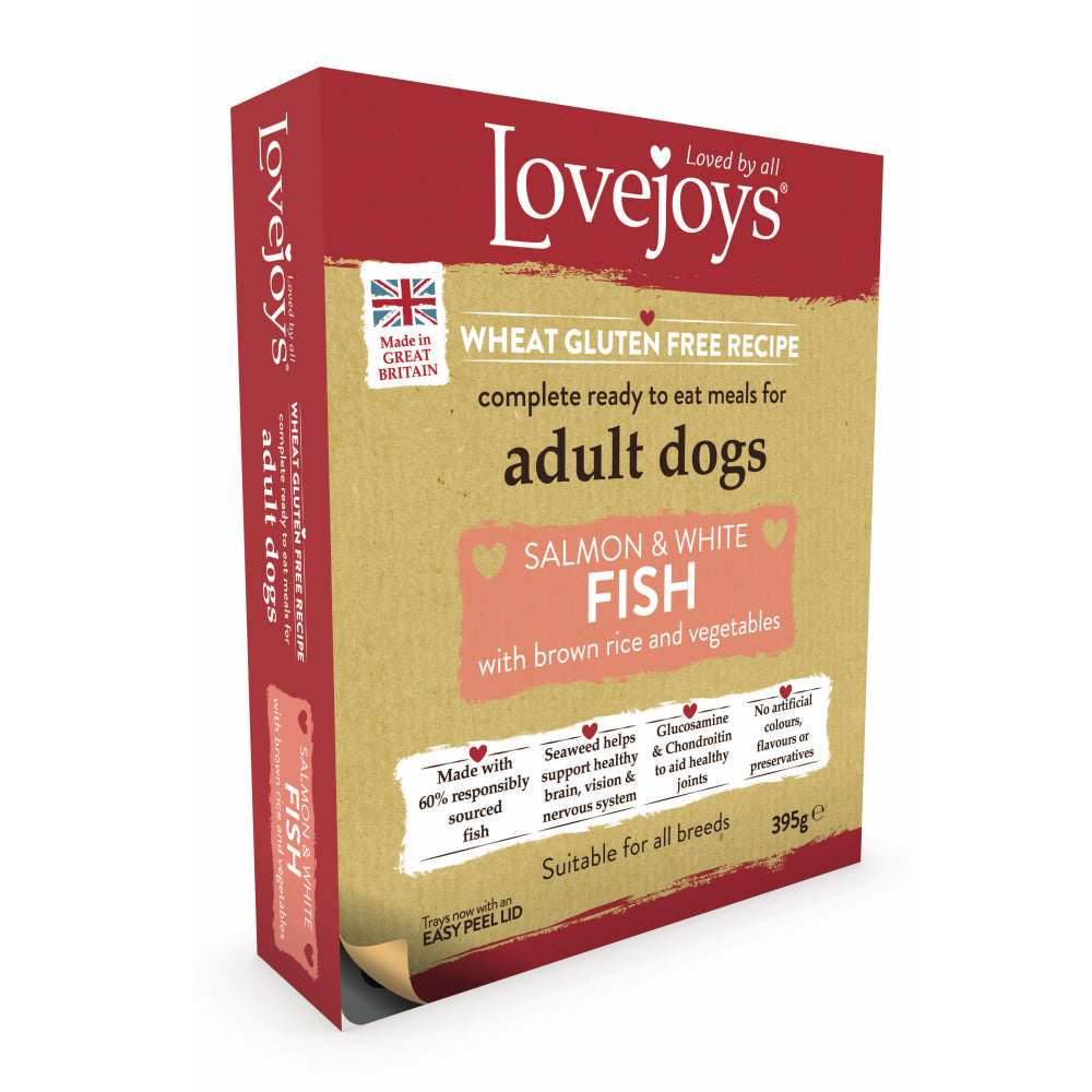 Lovejoys Salmon & White Fish with Rice & Vegetables Wet Dog Food