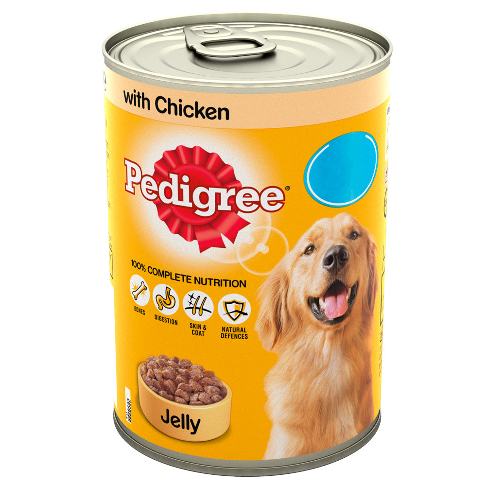 Pedigree Chicken In Jelly Tins Wet Dog Food