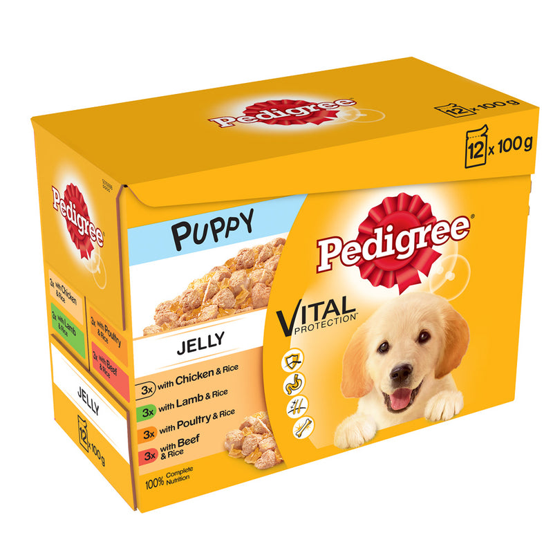 Pedigree Pouch Jelly Puppy Wet Dog Food