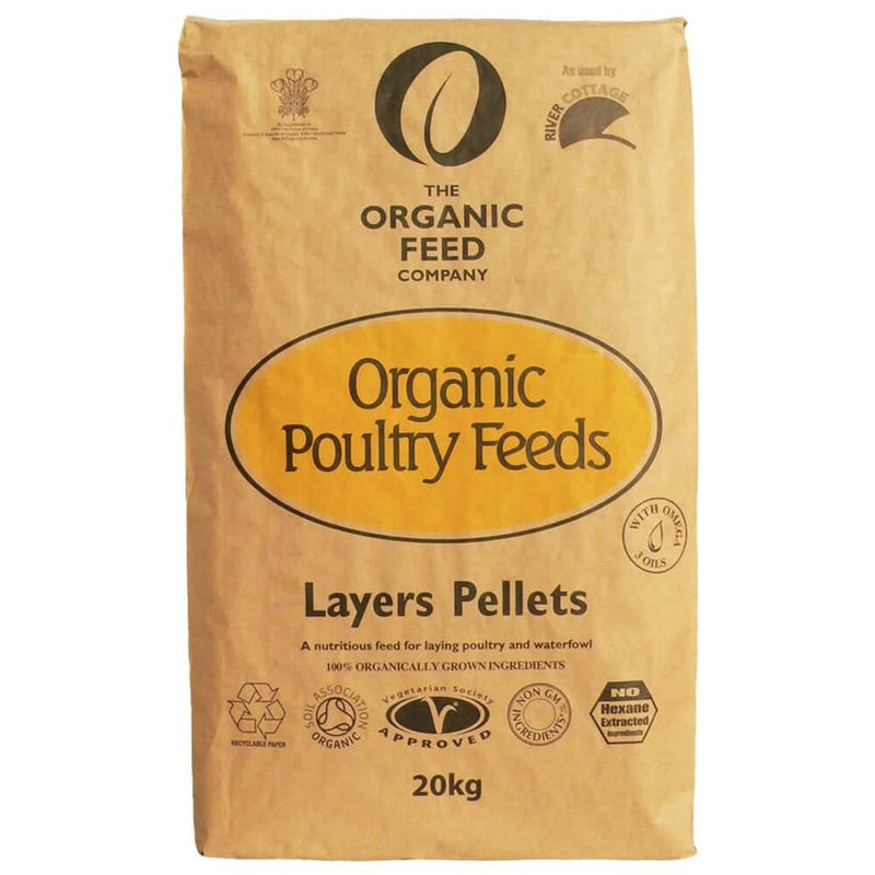 20kg bag of Allen & Page Organic Layers Pellets