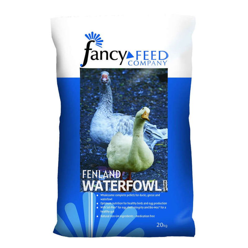 20kg bag of Fancy Feed Fenland Waterfowl Pellets