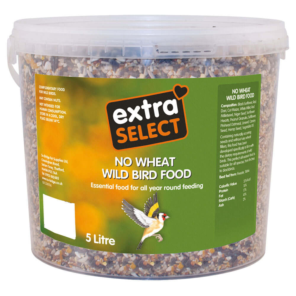 Extra Select No Wheat Wild Bird Food 5 litre bucket
