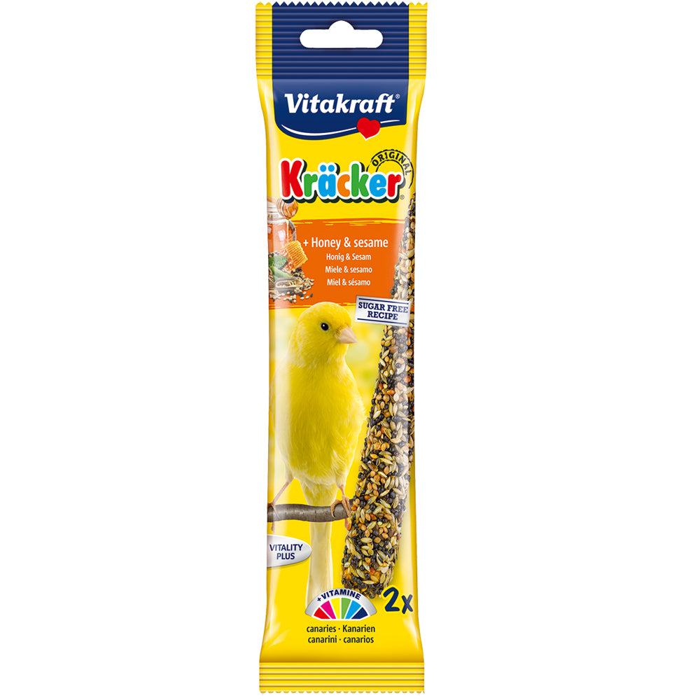 Vitakraft Kracker Canary Honey & Sesame Sticks