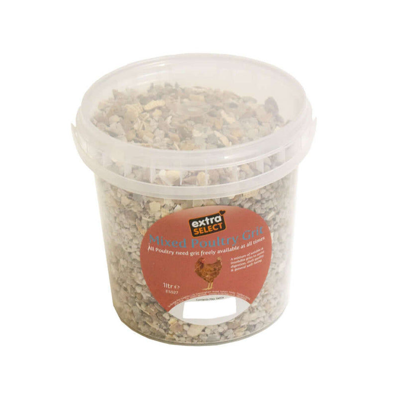 Extra Select Mixed Poultry Grit Tub 1 litre