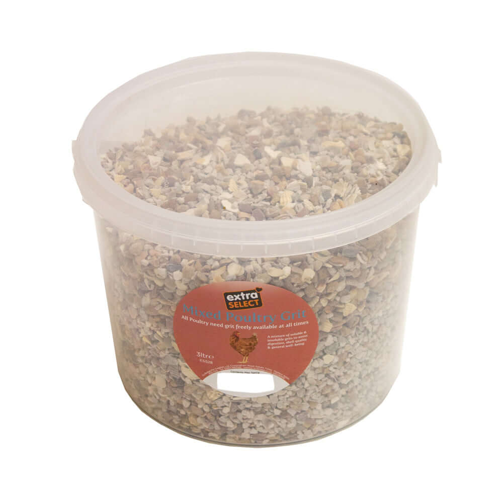 Extra Select Mixed Poultry Grit Tub 5 litre