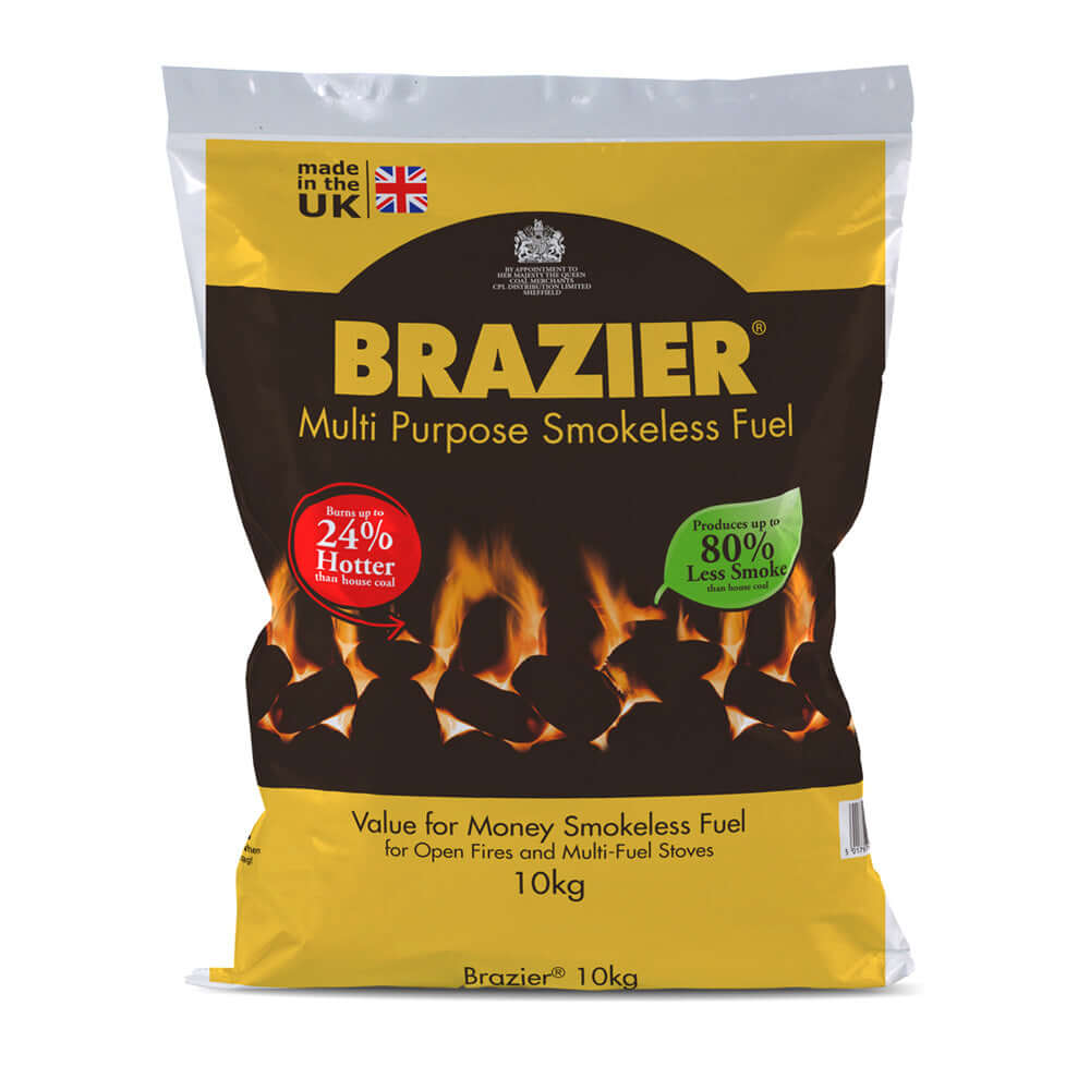 10kg bag of Brazier Multi Purpose Smokeless Fuel
