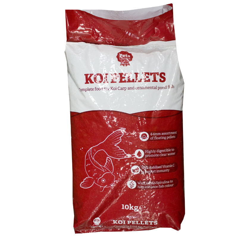 10kg bag of Pets Choice Koi Carp Pellets