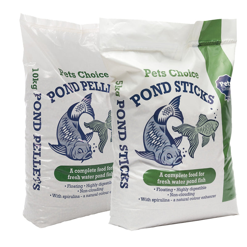 5kg bag of Pets Choice Pond Sticks
