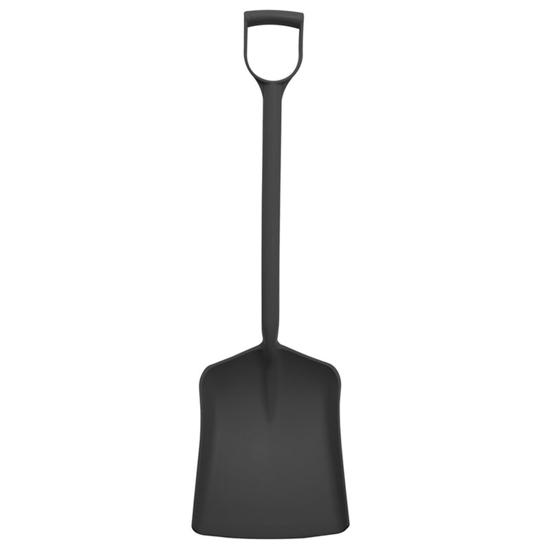 Black Perry One-Piece Moulded Polyproplylene Shovel