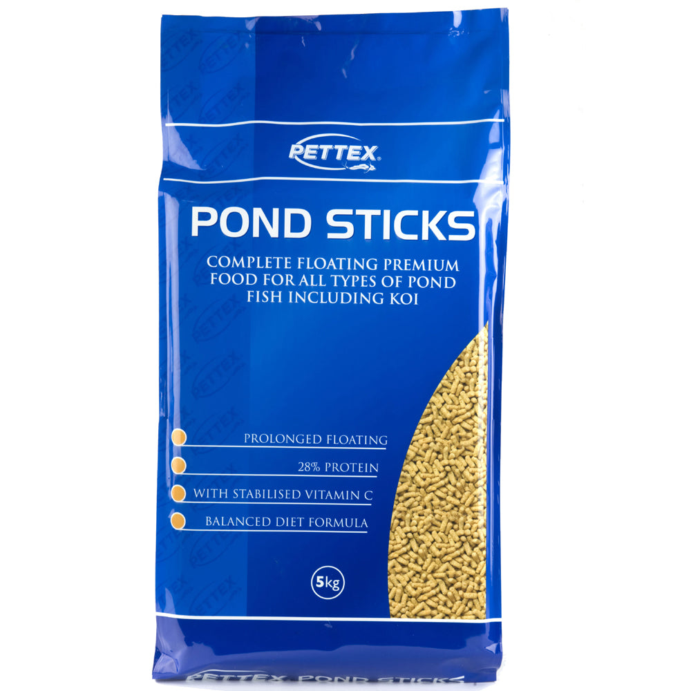 5kg bag of Pettex Natural Pond Sticks
