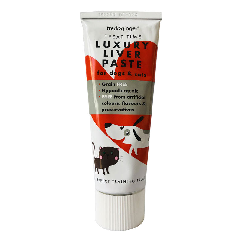 Fred & Ginger Luxury Liver Paste For Cats and Dogs