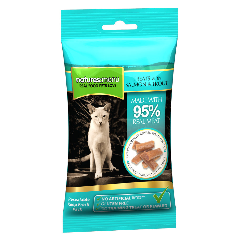 Natures Menu Real Meaty Cat Treat Salmon & Trout
