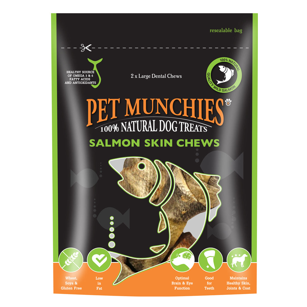 Pet Munchies 100% Natural Salmon Skins