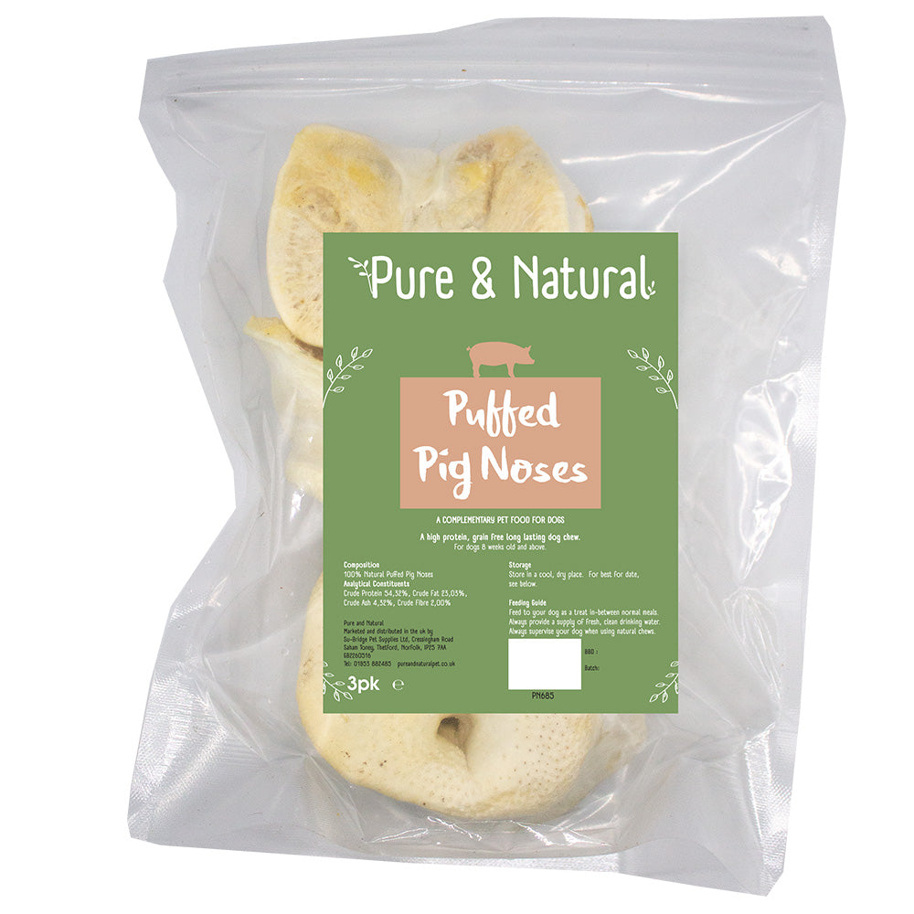 Pure & Natural Puffed Pig Noses