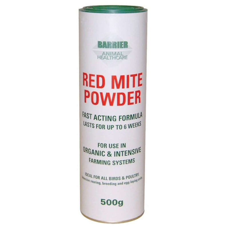 500g tub of Barrier Red Mite Powder