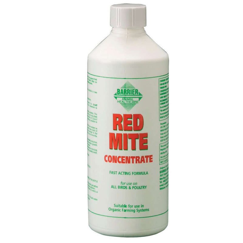500ml bottle of Barrier Red Mite Concentrate